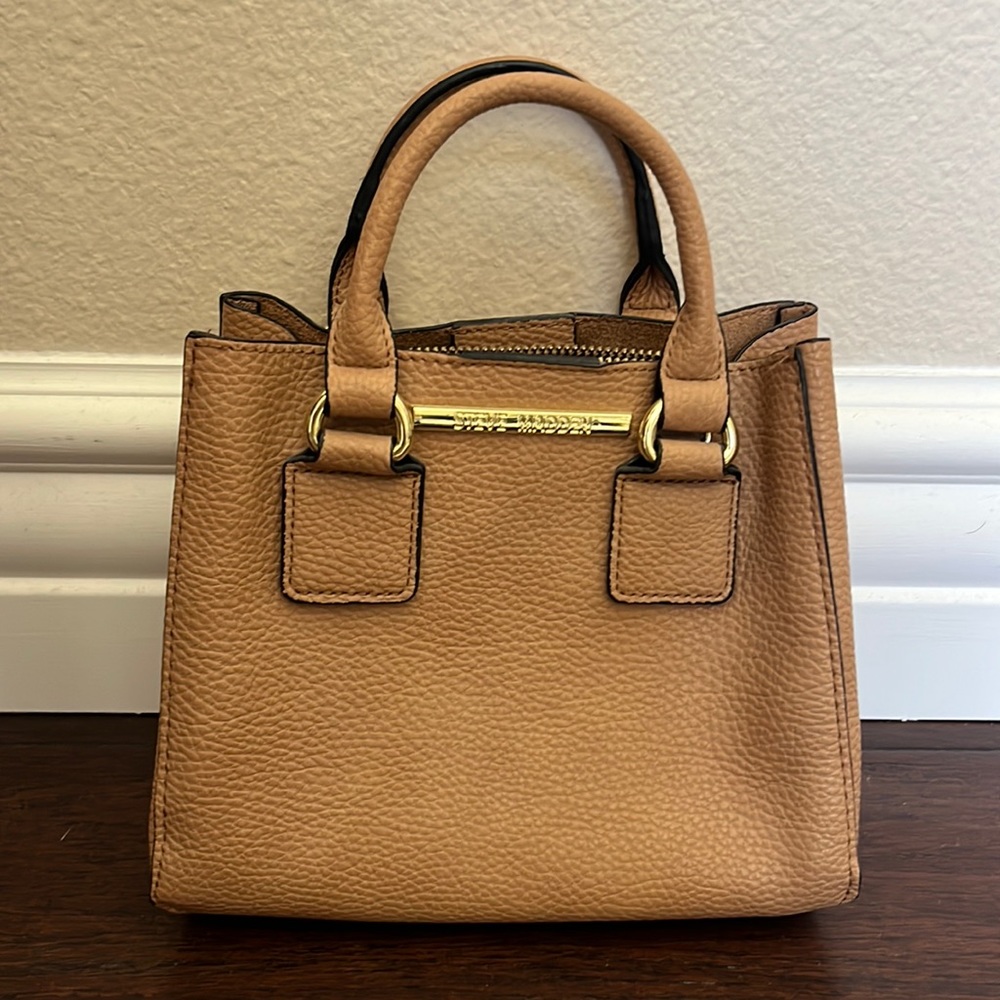 Steve Madden tan mini purse